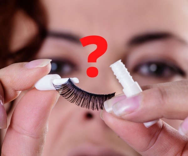 Dangers of using hair glue for eyelashes