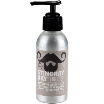 Caribean Bay Rum and Lime Beard and Mustache Conditioning Oil