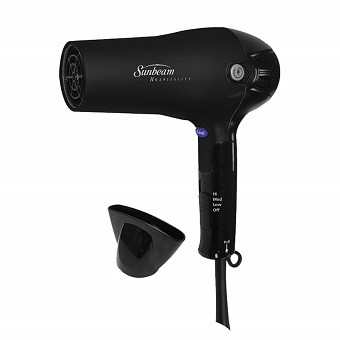 Sunbeam Retractable Cord Folding Handheld Hair Dryer