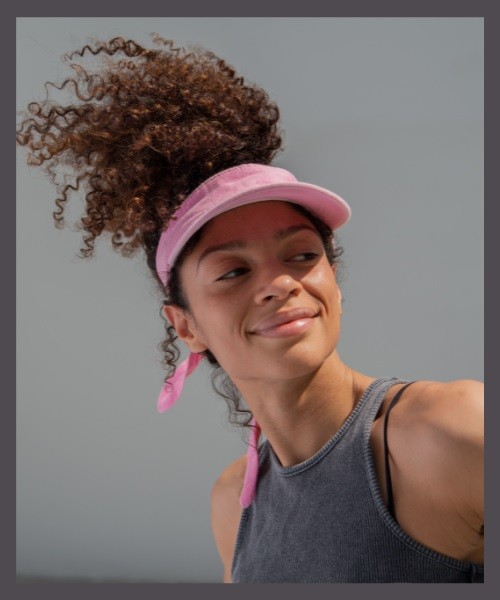 How Do You Wear a Visor With Curly Hair