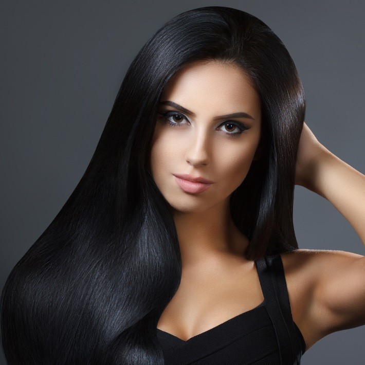 Black A Natural Hair Color