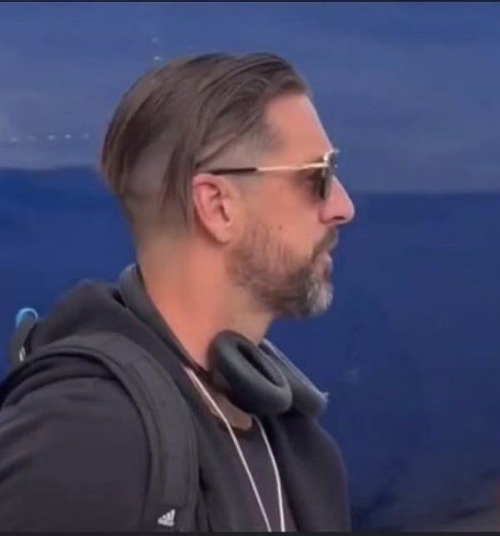 Aaron Rodgers Side Swoop Haircut