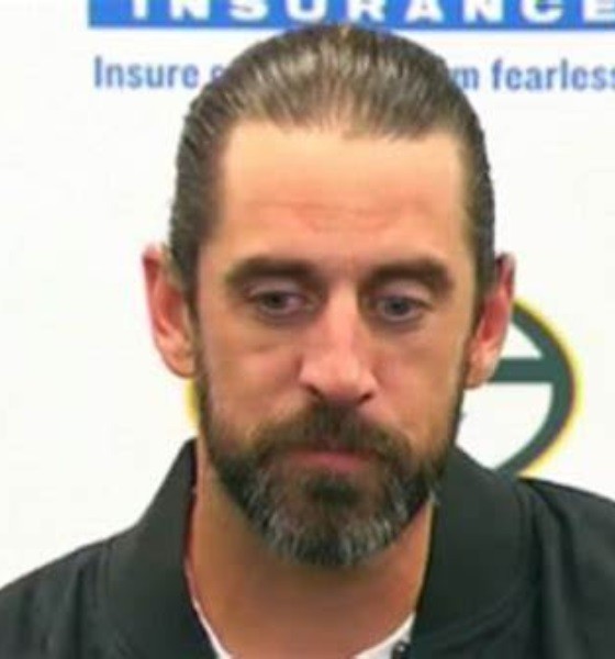 Aaron Rodgers Slicked Back Haircut
