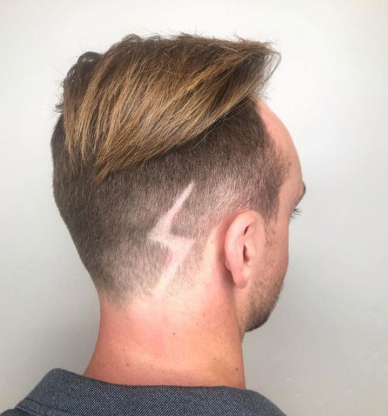 Edgar Lightning Bolt Haircut