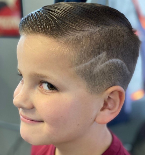Kids Lightning Bolt Haircut