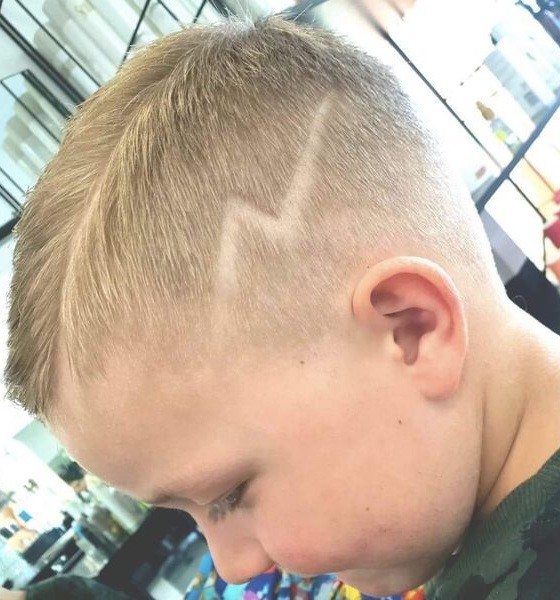 Lightning Bolt Buzz Cut