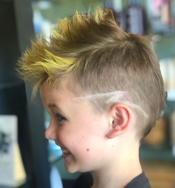 Lightning Bolt Pixie Cut