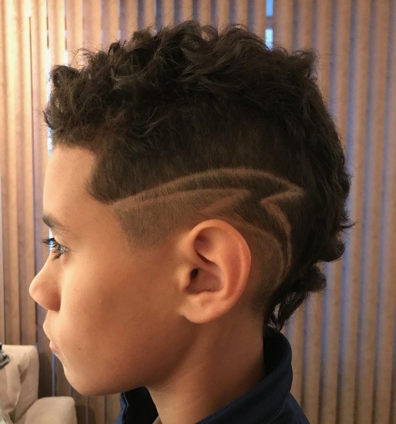 Lightning Bolt Waves Haircut