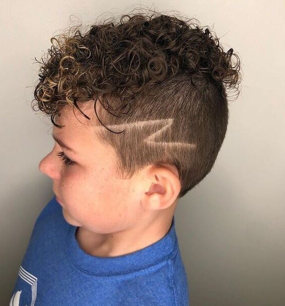 Mullet Lightning Bolt Haircut