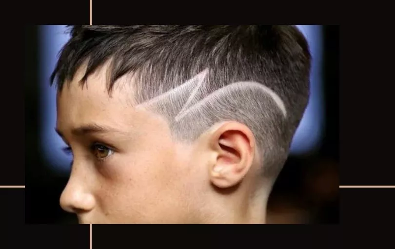 lightning bolt haircut