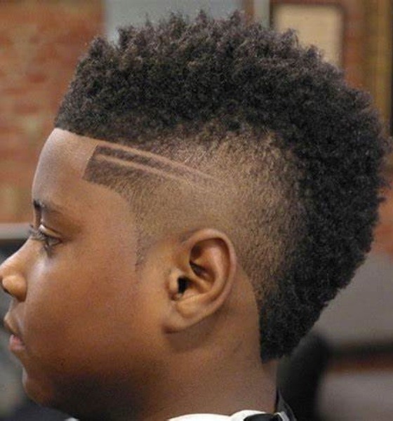 Burst Fade Afro Crown Haircut