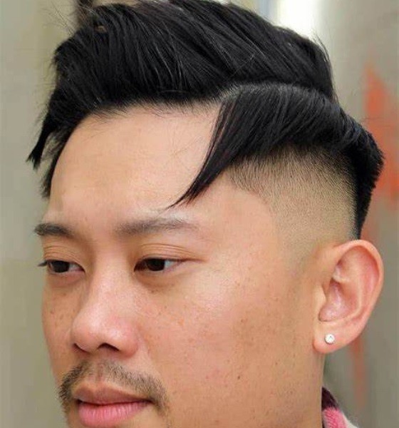 Burst Fade Asian Haircut