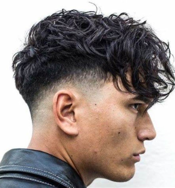 Burst Fade With Fringe Haircut