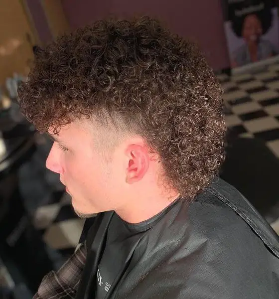 Curly Mohawk Baseball Haircut