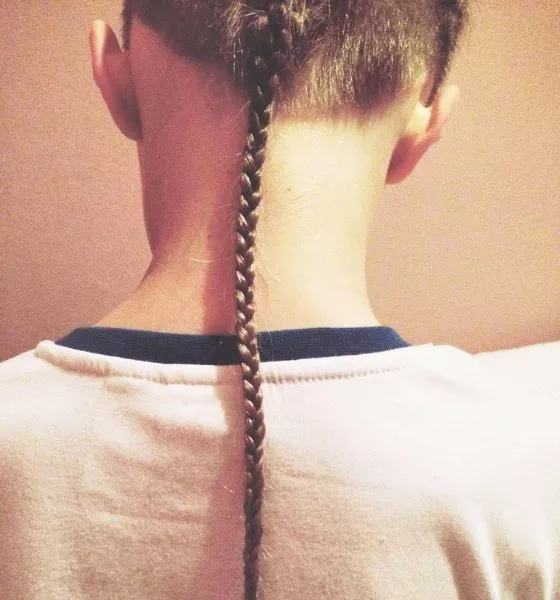 Long Braided Rat Tail Haircut