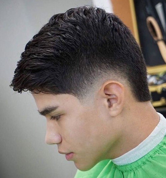 Low Burst Fade Haircut