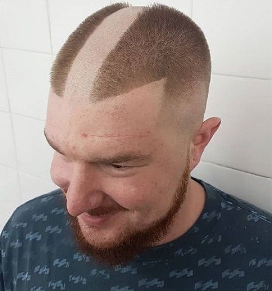 Messed Up Mohawk Haircut