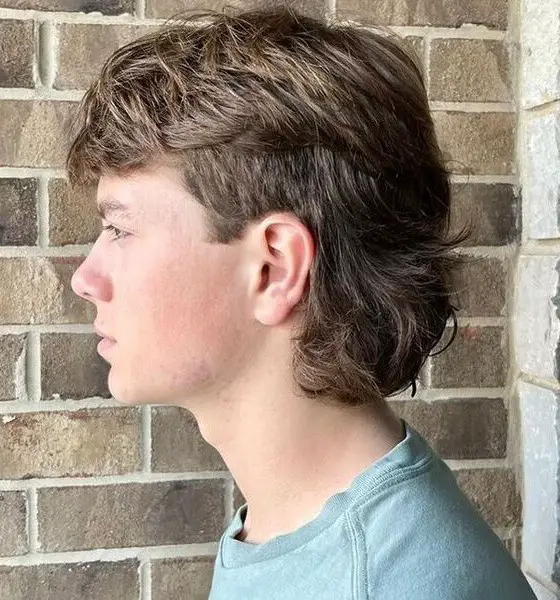Messy Mullet Baseball Haircut