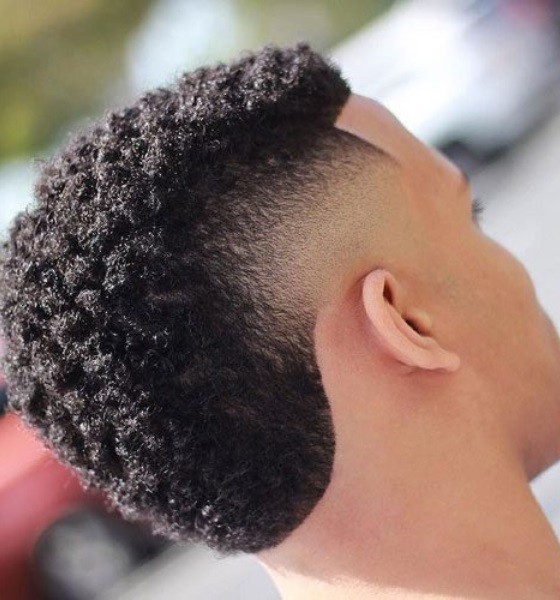 Mohawk Flat Top Burst Fade Haircut