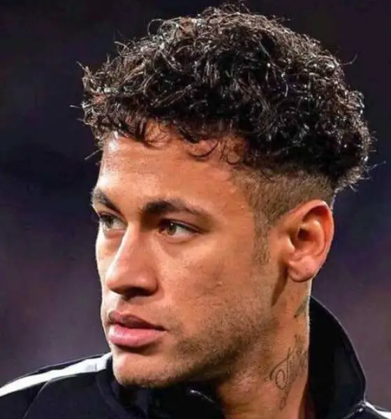 Neymar Haircut With High Top