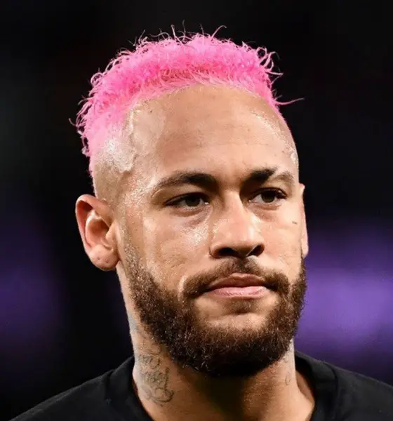 Neymar Pink Fusion Haircut