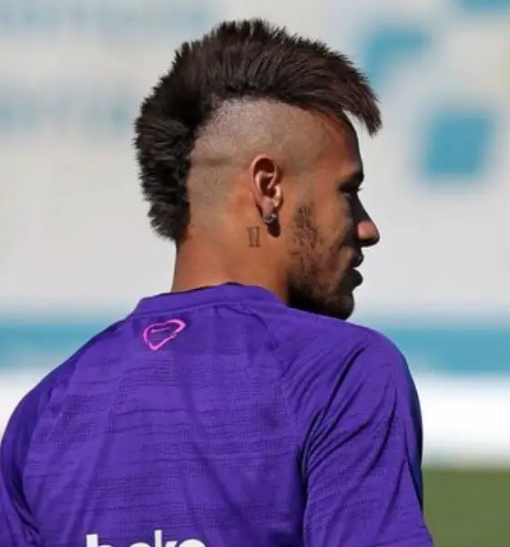 Neymar Short Sides Long Top Haircut