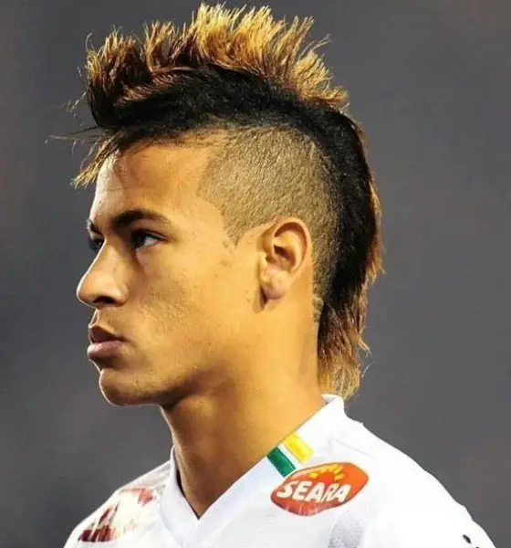 Neymar Spiky Long Top Haircut