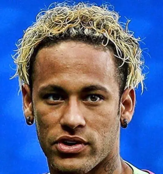 Platinum Blonde Neymar Haircut