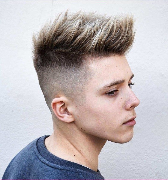Spiked Haircut With Undercut