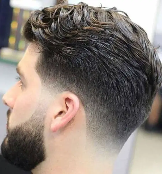 Straight Side Baseball Haircut