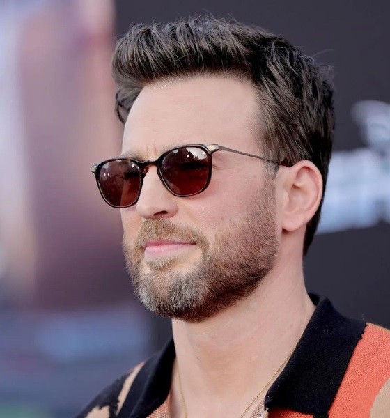 Chris Evans Messy Spike Haircut