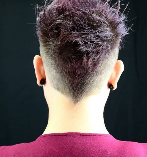 Faux-Hawk With A Creative Touch