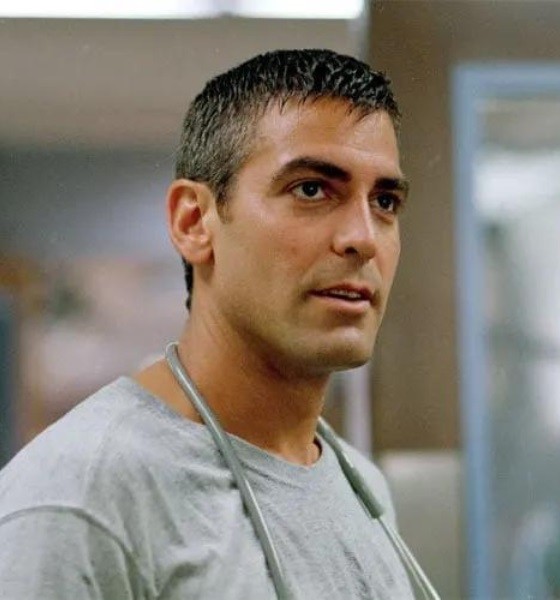 George Clooney Buzz Cut