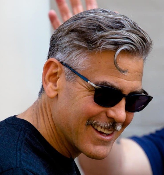 George Clooney Hoary Charm Haircut