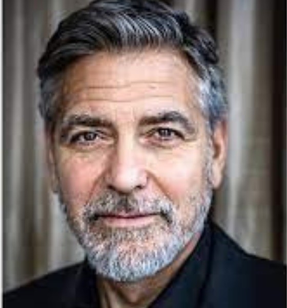 George Clooney Salt and Pepper Haircut