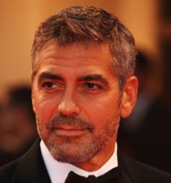 George Clooney Spiked Haircut