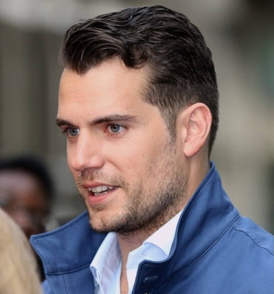 Henry Cavill Classic Side Part Haircut