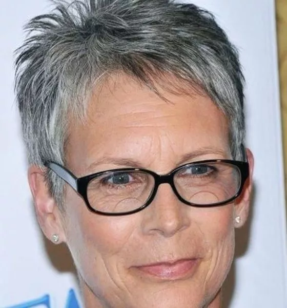 Jamie Lee Curtis Multi-layered Pixie-Cut