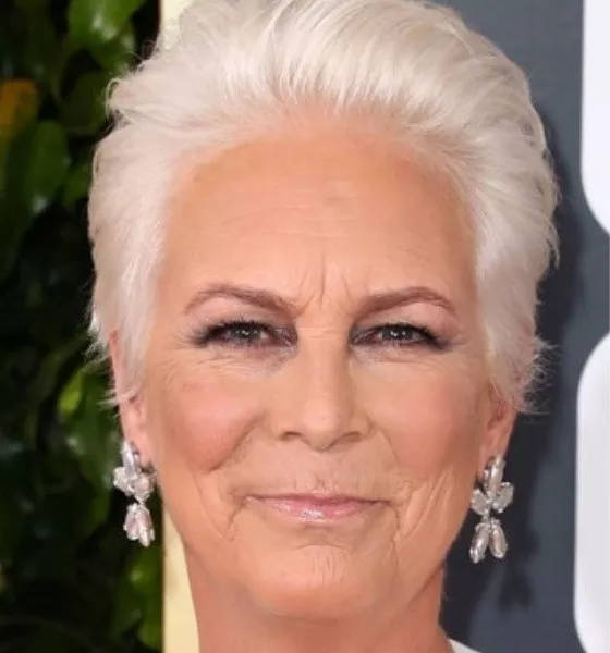 Jamie Lee Curtis Short Brushed Back Haircut