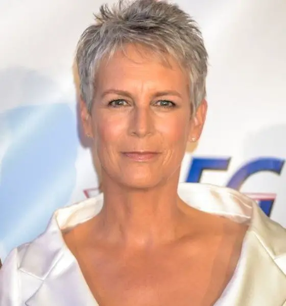 Jamie Lee Curtis Short Feathered Haircut