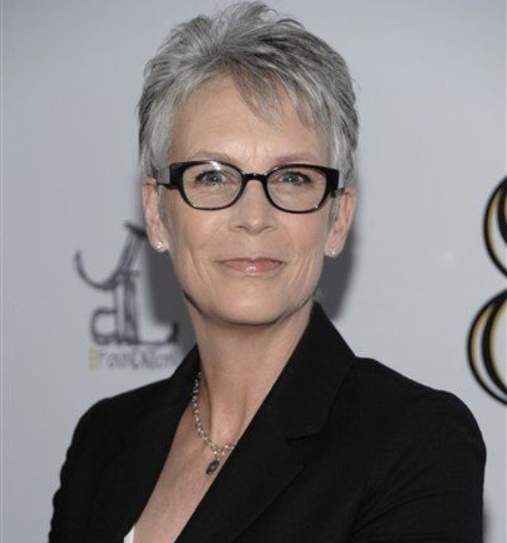 Jamie Lee Curtis Short Gray Haircut with Glasses