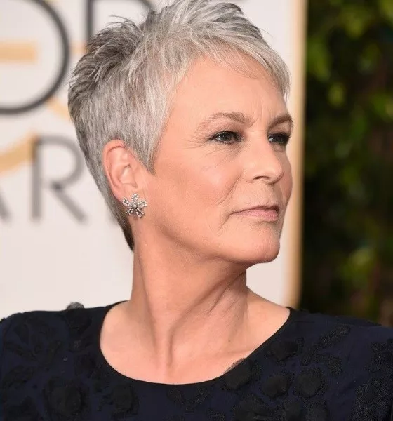 Jamie Lee Curtis Super Short Haircut