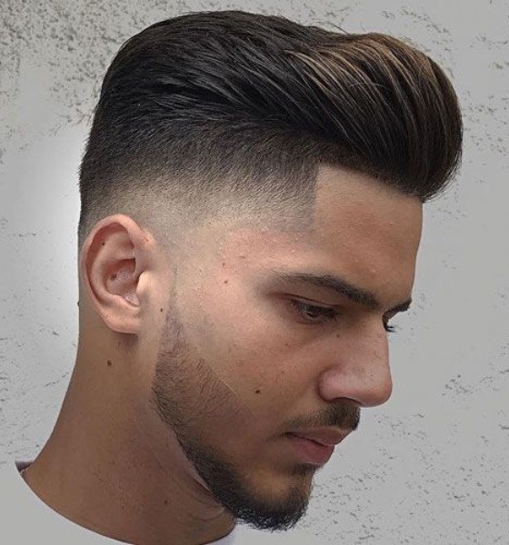 Pompadour Shape Up Haircut