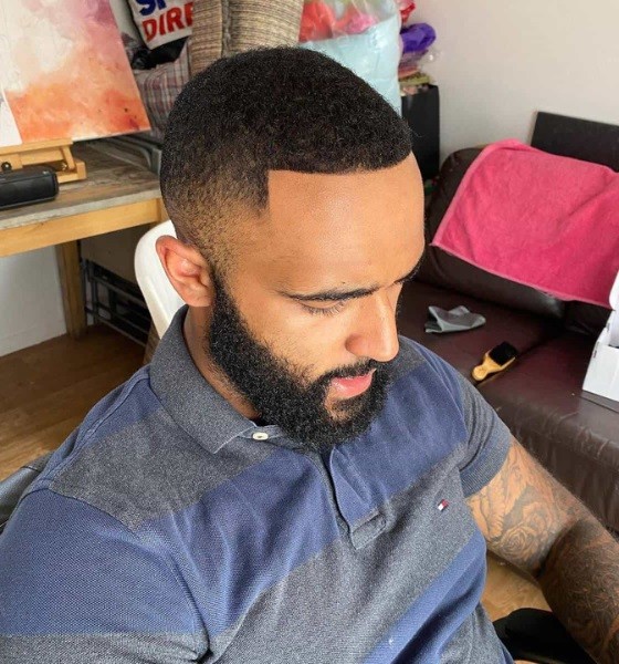 Sharp Angle Shape Up Haircut