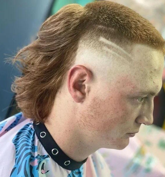 Spiked Up Skullet Haircut