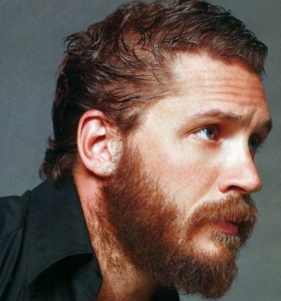 Tom Hardy Sleeked Curls Haircut