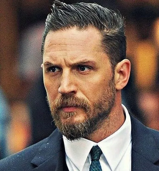 Tom Hardy Spiked Haircut with Beard