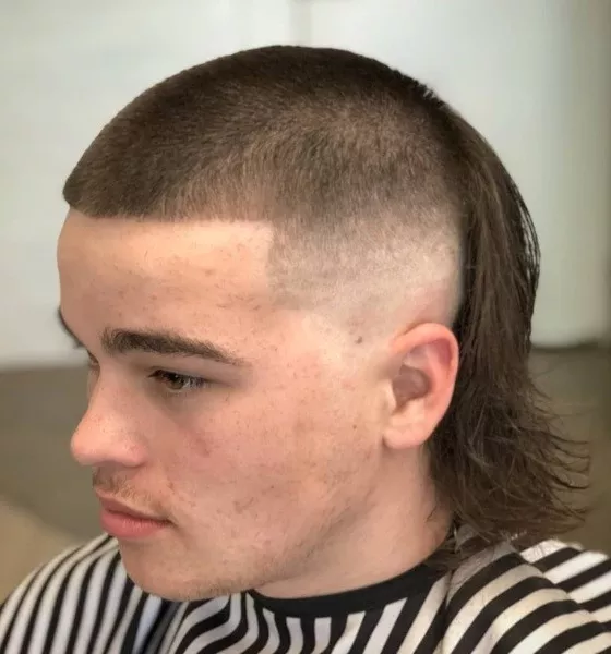 Undercut Mullet Skullet Haircut