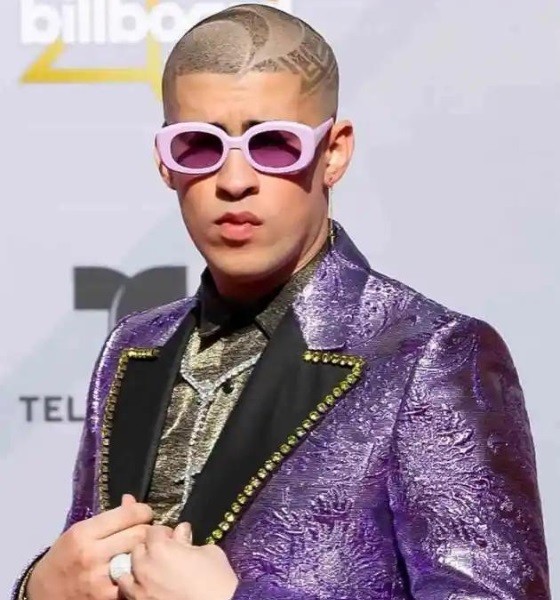 Wavy Shaved Bad Bunny Haircut