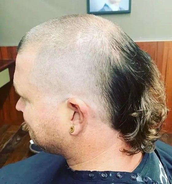 Woodpecker Skullet Haircut